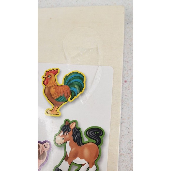 Melissa and Doug Lace and Trace Farm Animals Wooden Panel & Laces - Ages 3+ NEW - Picture 9 of 14